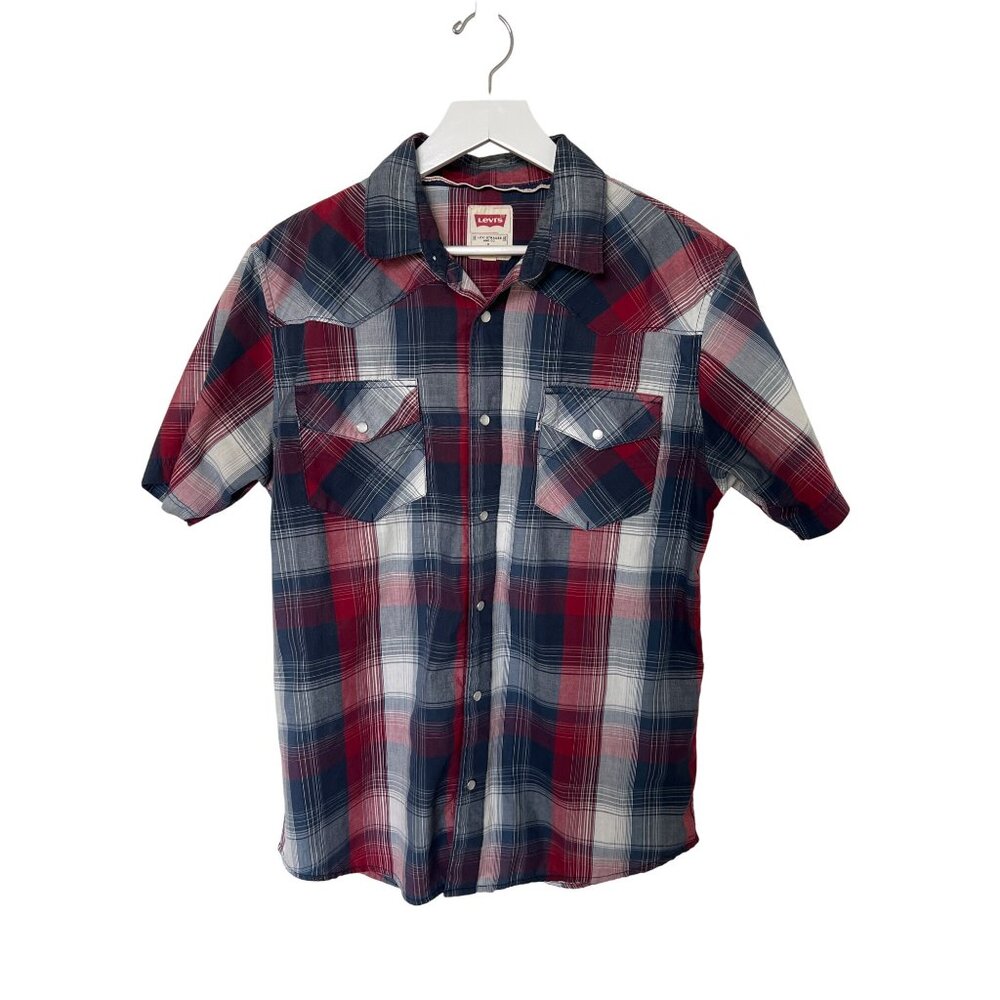 Levis Plaid Button Up Shirt